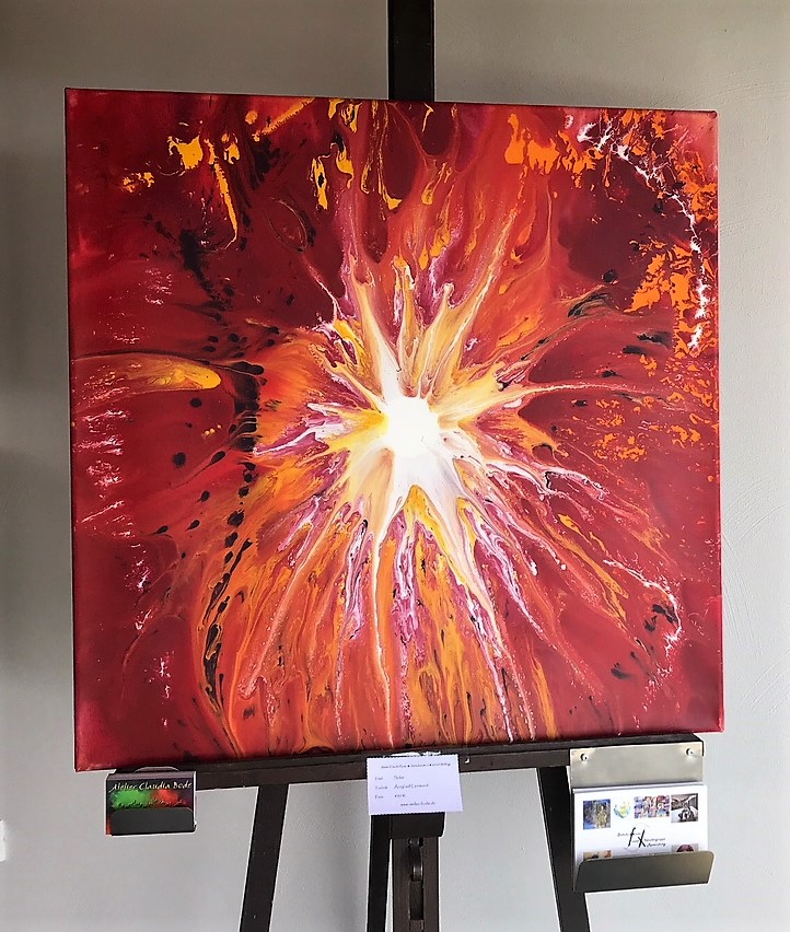 Claudia Bode im Kunstschaufenster Horgenzell